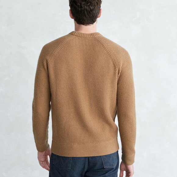 Kayne Fisherman Sweater in Olive Size Medium - Picture 5 of 5